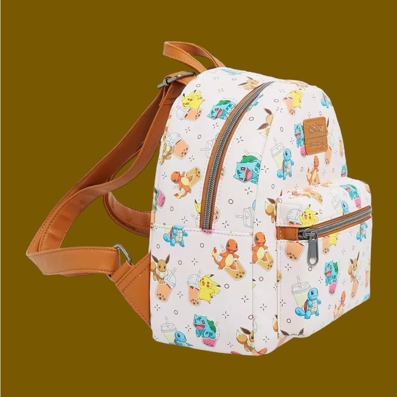 Loungefly Pokemon Boba Mini Backpack and Cardholder NWT - Picture 2 of 6